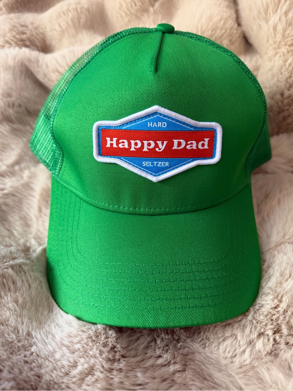 Happy Dad Green Trucker Hat
